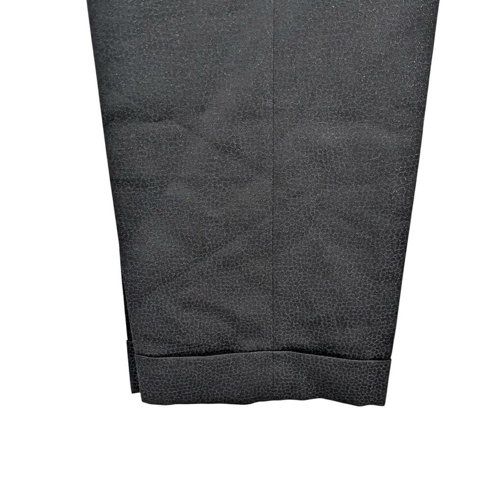 Karl Lagerfeld Modern fit Tuxedo Dress Pants Black Metallic 35 x 30 - Picture 3 of 5